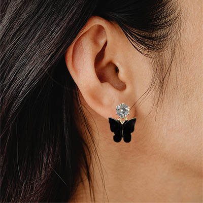 Crystal With Beautiful Butterfly v2