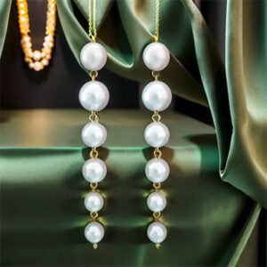 Pearls Chain Drop Tassel