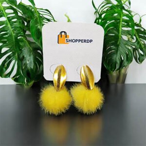 Pompom Balls golden Boat Tassel