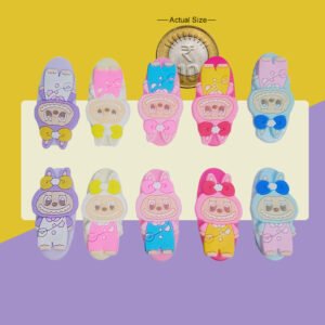 Cute Labubu Cartoon Hair Clips 10pcs