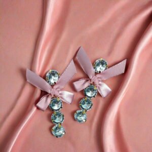 Crystal Bow Alligator Hair Clip